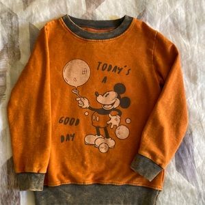 Boys Mickey Mouse Pullover Fleece Size 3